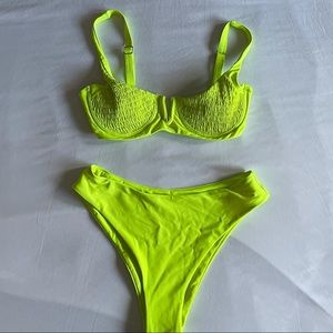 Neon Yellow Bikini